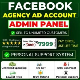 Facebook Agency AD Account Admin Panel